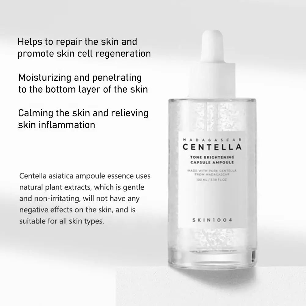 100ml Centella Asiatica Essence Hydrating Repairing Moisturizing Brightening Face Serum Daily Skin Care Solution