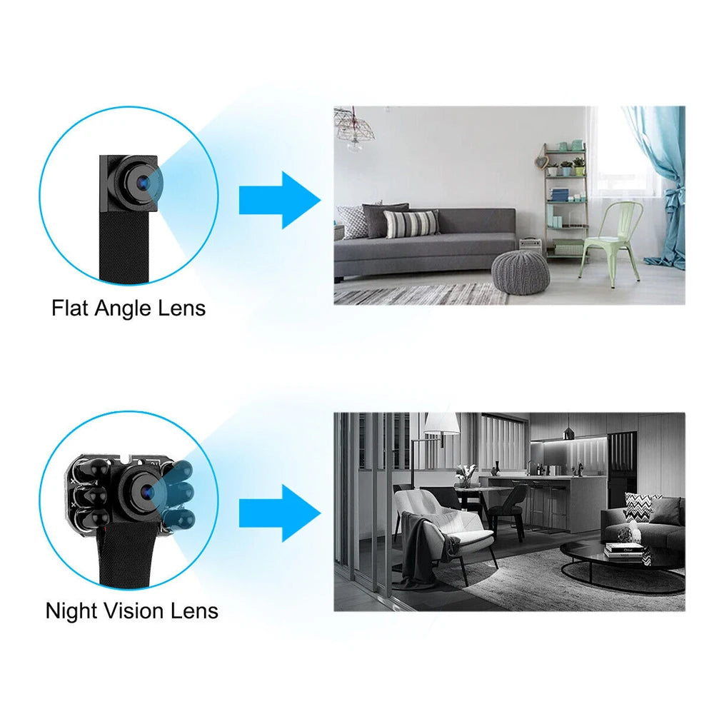 Wifi Camera DIY Portable Mini Camara Wifi 4K Micro Camcorder P2P Wireless Webcam Video Recorder Home Security Nanny Camera