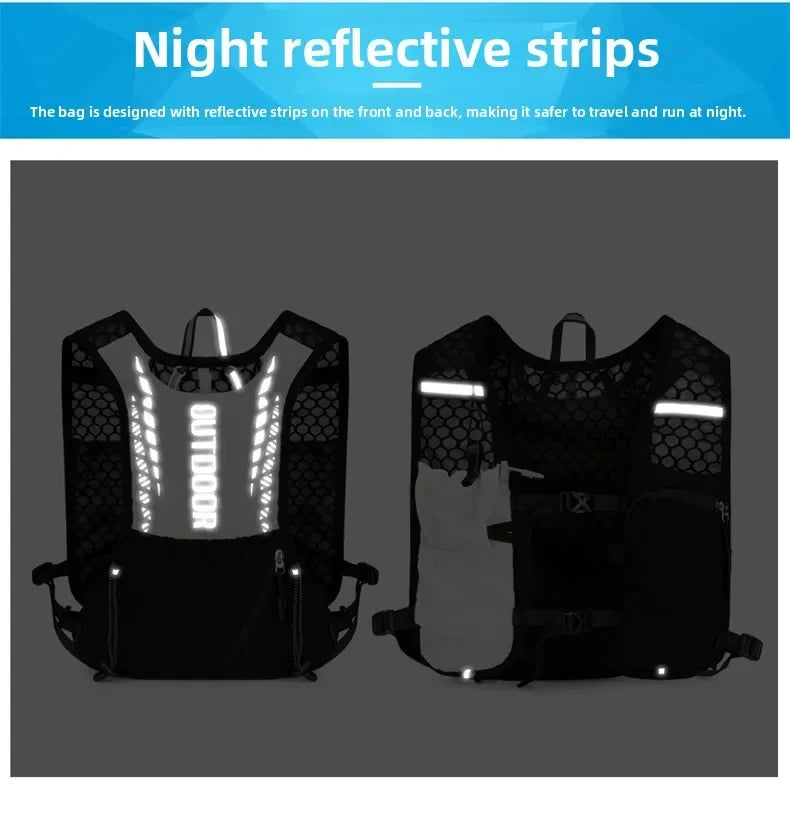 Outdoor sports water bag, hiking, running, cycling, backpack, off-road hiking backpack, water bag package