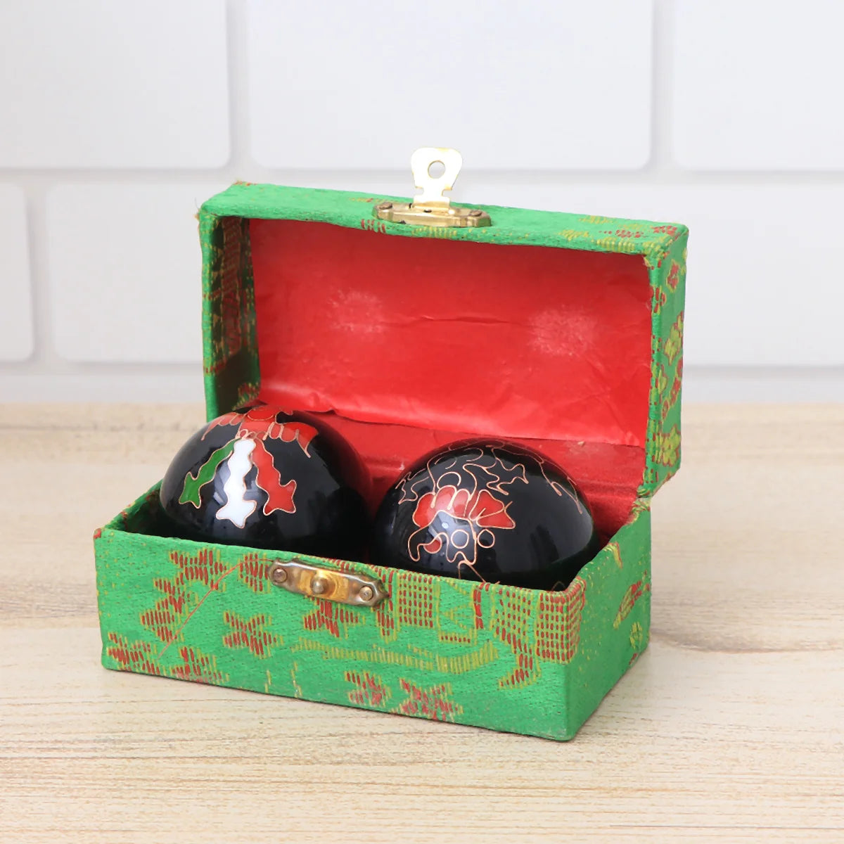 كرات باودينغ لتمرين اليد، كرات صحية صينية، كرة تدليك، أداة علاج لتخفيف التوتر، أدوات صحية، تخفيف آلام التهاب المفاصل