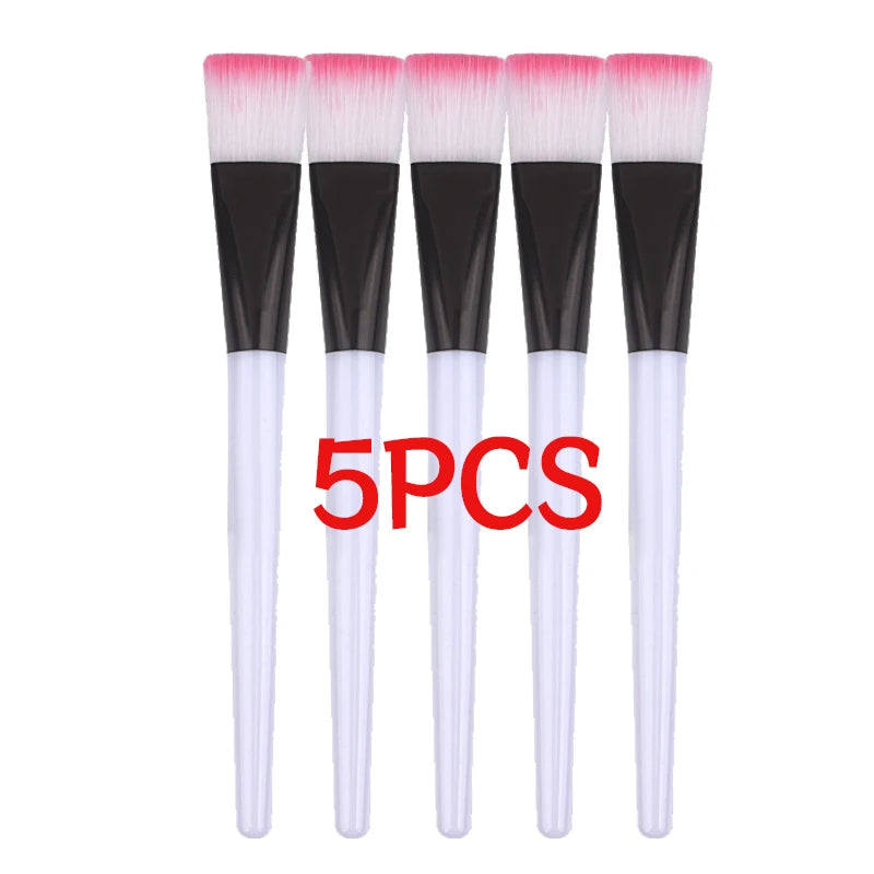 فرش أقنعة الوجه التجميلية، أدوات صنع أقنعة الوجه المصنوعة يدويًا من الشعر الناعم، فرش مكياج، أقنعة، أدوات وضع، صالون تجميل، سبا، أدوات العناية بالوجه