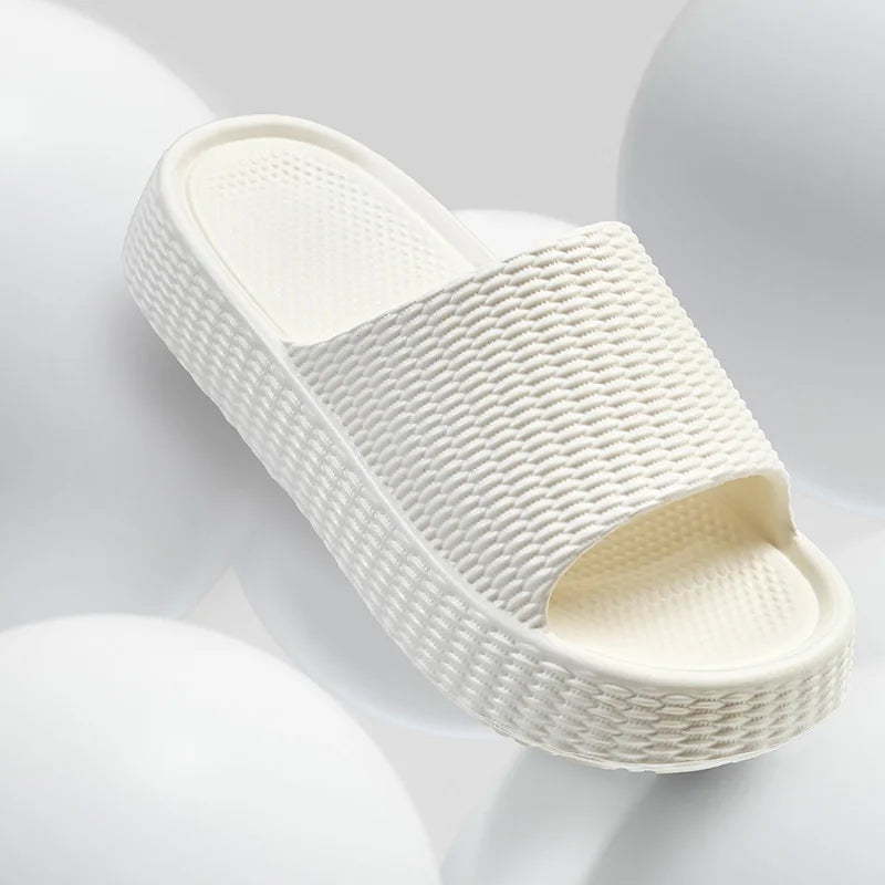 Chunky Platform Eva Cloud Slippers Women Thick Soft Sole Bathroom Home Slides Woman 2025 Summer Non Slip Beach Flip Flops Female