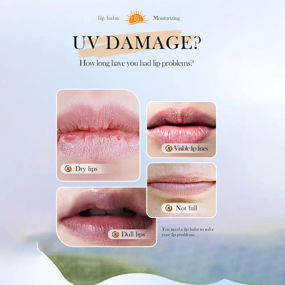 Hyaluronic Acid Lipstick Lips long-lasting Moisturizing Nourishing Soothing Dryness Brightening Lip Balm Beauty Skin Care