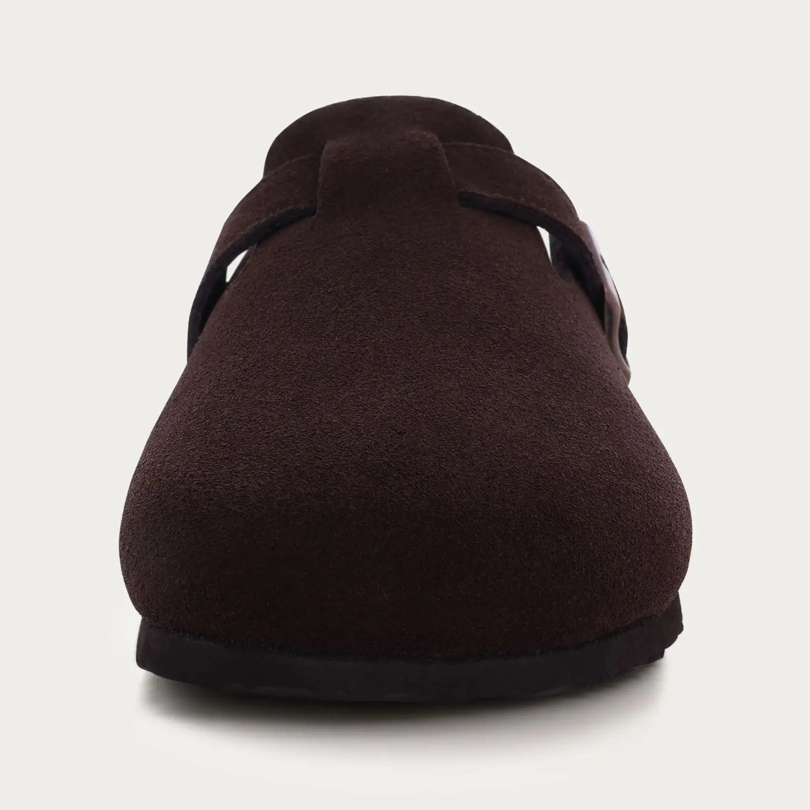 Crestar Women's Fur Lined Suede Clogs Winter Warm Fuzzy Cork Footbed Mules Unisex Cow Suede Potato Shoes Support Drop Shipping