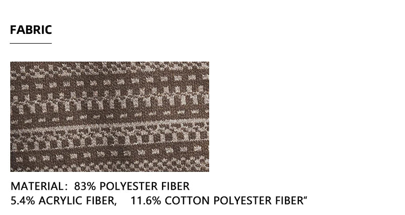 Fashion Men's Knitwear 2025 Autumn Winter New Season Lazy Fair Isle Contrast Retro Loose Crewneck Sweater Pullover