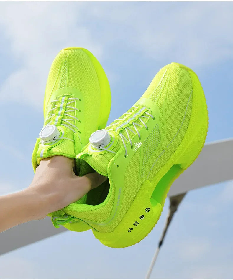 أحذية رياضية رجالية للجري، أحذية ماراثون كاجوال، خفيفة الوزن، قابلة للتنفس، مريحة، رياضية، مضادة للانزلاق، أحذية رياضية للمشي في الهواء الطلق