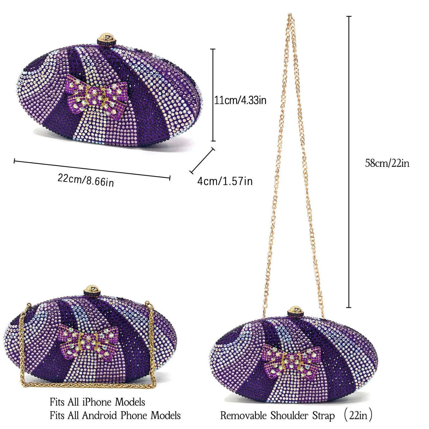 Venus Chan Green Color Pointed-Toe High Women Heels Shoes and Bags for Women Rhinestone Evening Party Elegant Luxury Handbag