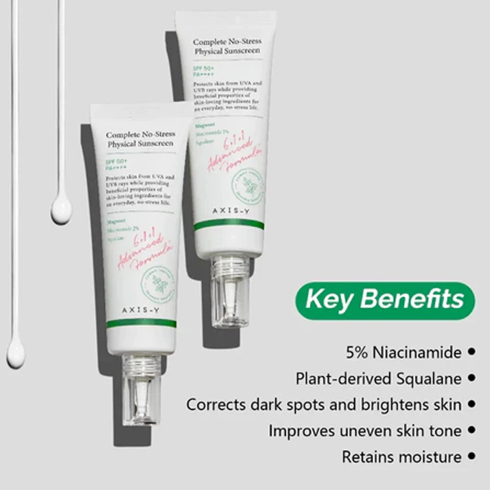 Axis-Y Salicylic Acid Moisturizing Skin Care Series Emulsion Face Cream Cleaning Gel Dark Spot Correcting Glow Serum Skin Care