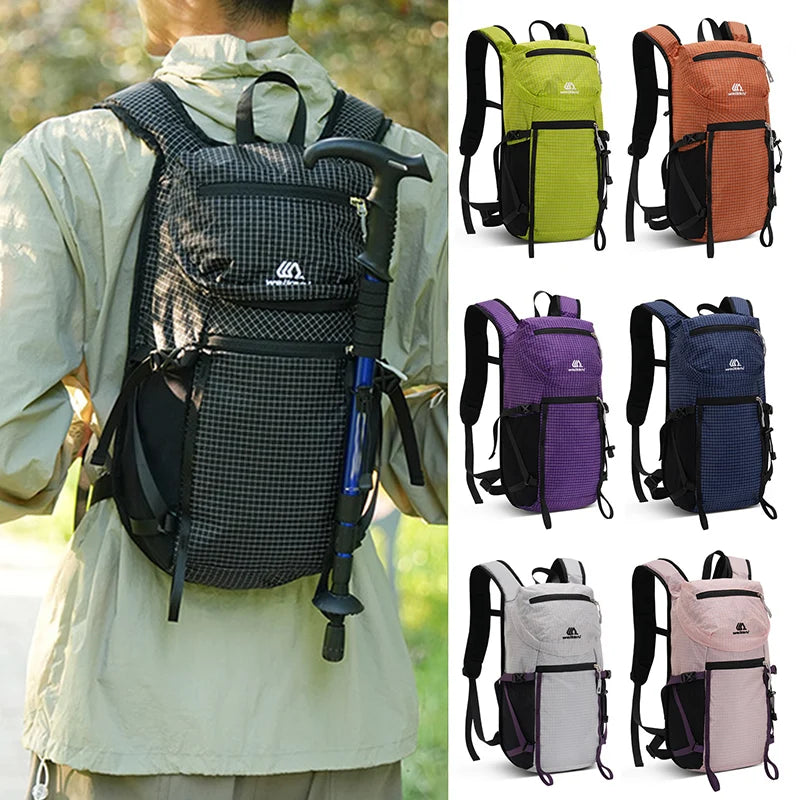 Outdoor Cycling Mountaineering Sports Hiking Backpack Men Women Large Camping Trekking Rucksack Running Climbing   Training Bags