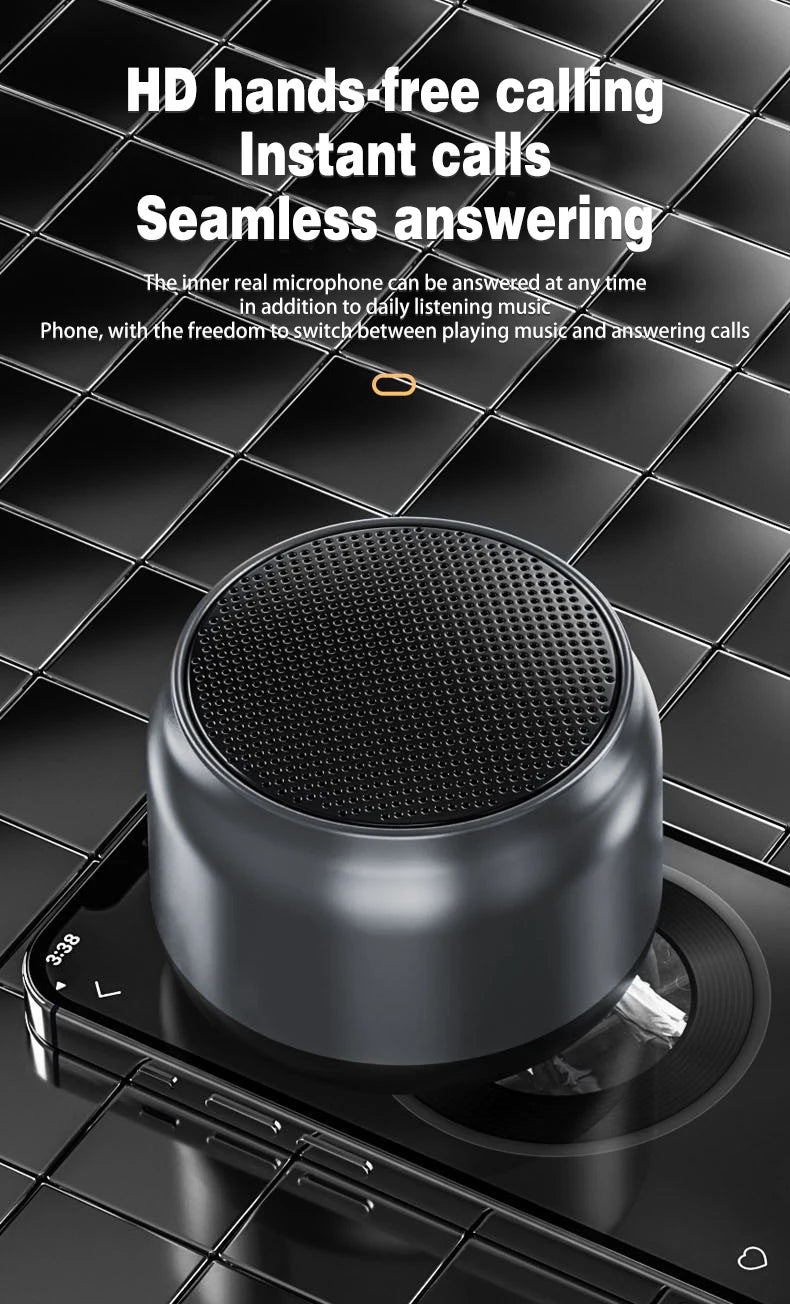 Bluetooth Speaker S16 with Loud Bass - Wireless Portable Mini Speaker for Home, Outdoor, Car Audio, High Volume  Boombox 