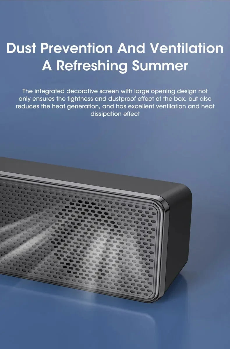 Bluetooth 4D Surround Speaker Home Theater Sound System Computer Soundbar For TV Subwoofer Wired Strong Bass Sports speaker