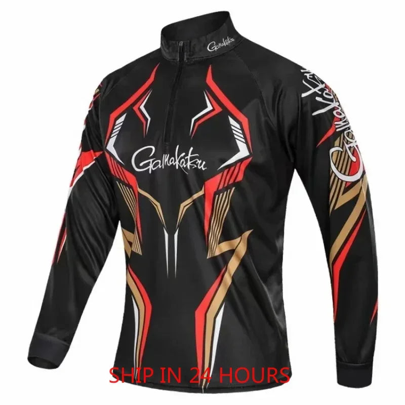 Outdoor Sports Summer Fishing Clothing  Anti-UV Sunscreen Breathable Quick Drying  Fishing Shirts Long Sleeve Clothes