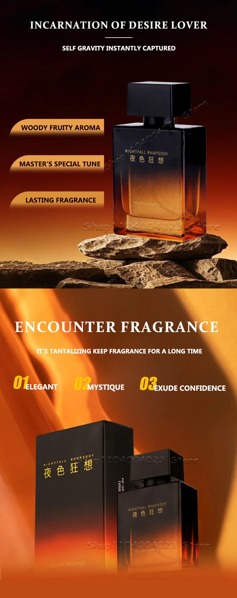 50ML Pheromone Men's Perfume High Quality Woody Scent Emits Charm Enhances Confidence Long-lasting Fragrance Cologne for Men SwiftNest