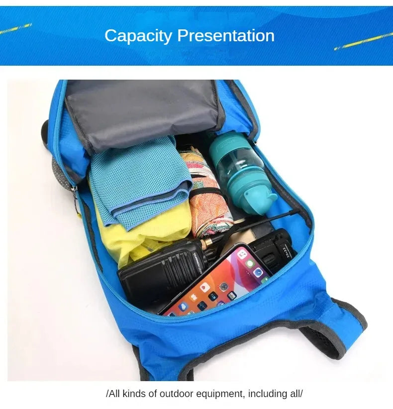 Outdoor Sports Backpack Bike Cycling Pack Hiking Knapsack Camping Rucksack Waterproof Commuting Mountaineering Travel Climb Bag