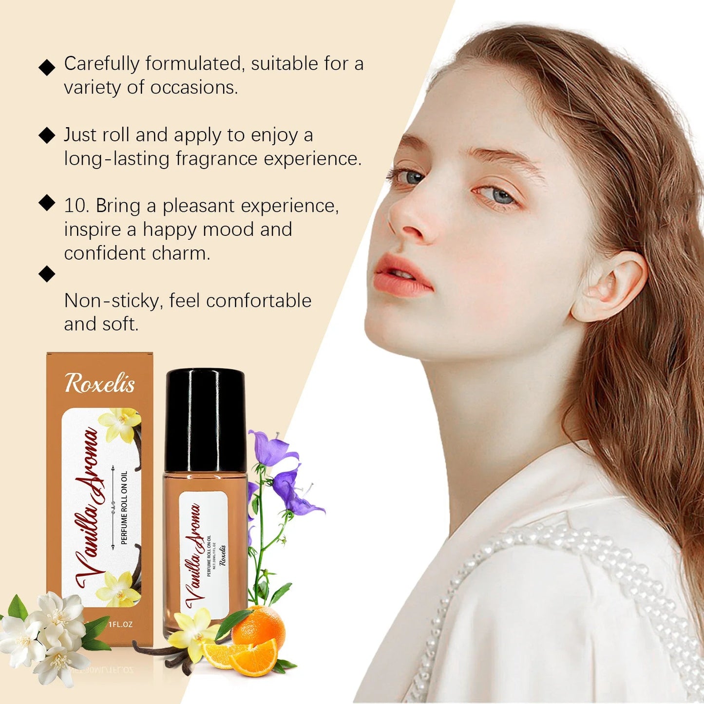 Women Pheromone Perfume Floral Scent All Day Fresh Long Lasting Fragrance Daily Dating Flirting Encourage Vanilla Roller Perfums SwiftNest