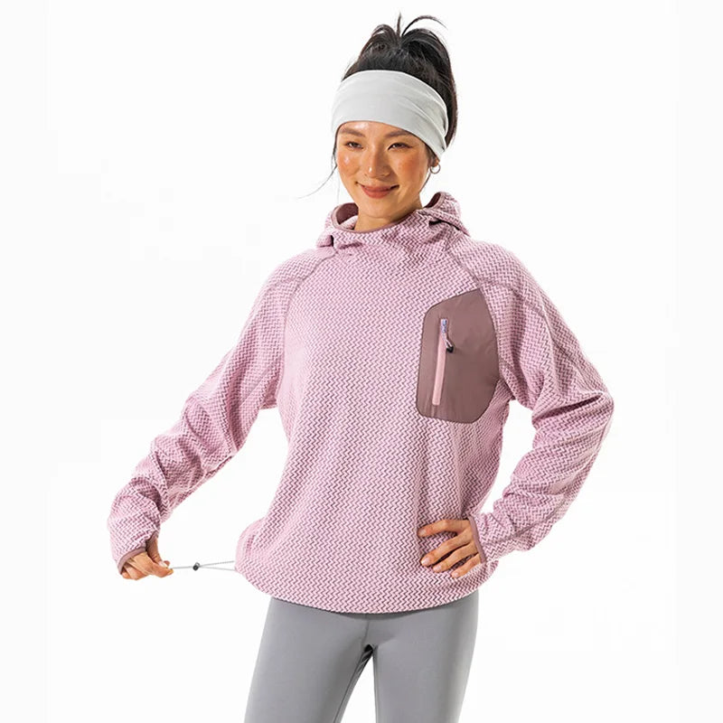 Outdoor Sport Hoodie Men Women Loose Casual Lightweight Warm Pullover Hooded Sweatshirts Couple Autumn Winter Hoody Tops