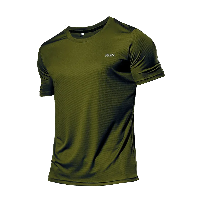 Summer Short-sleeved Sports Shirts, Multi-color Outdoor Fitness Clothing, Men's 3D T-shirts, Running Breathable Quick-drying Top