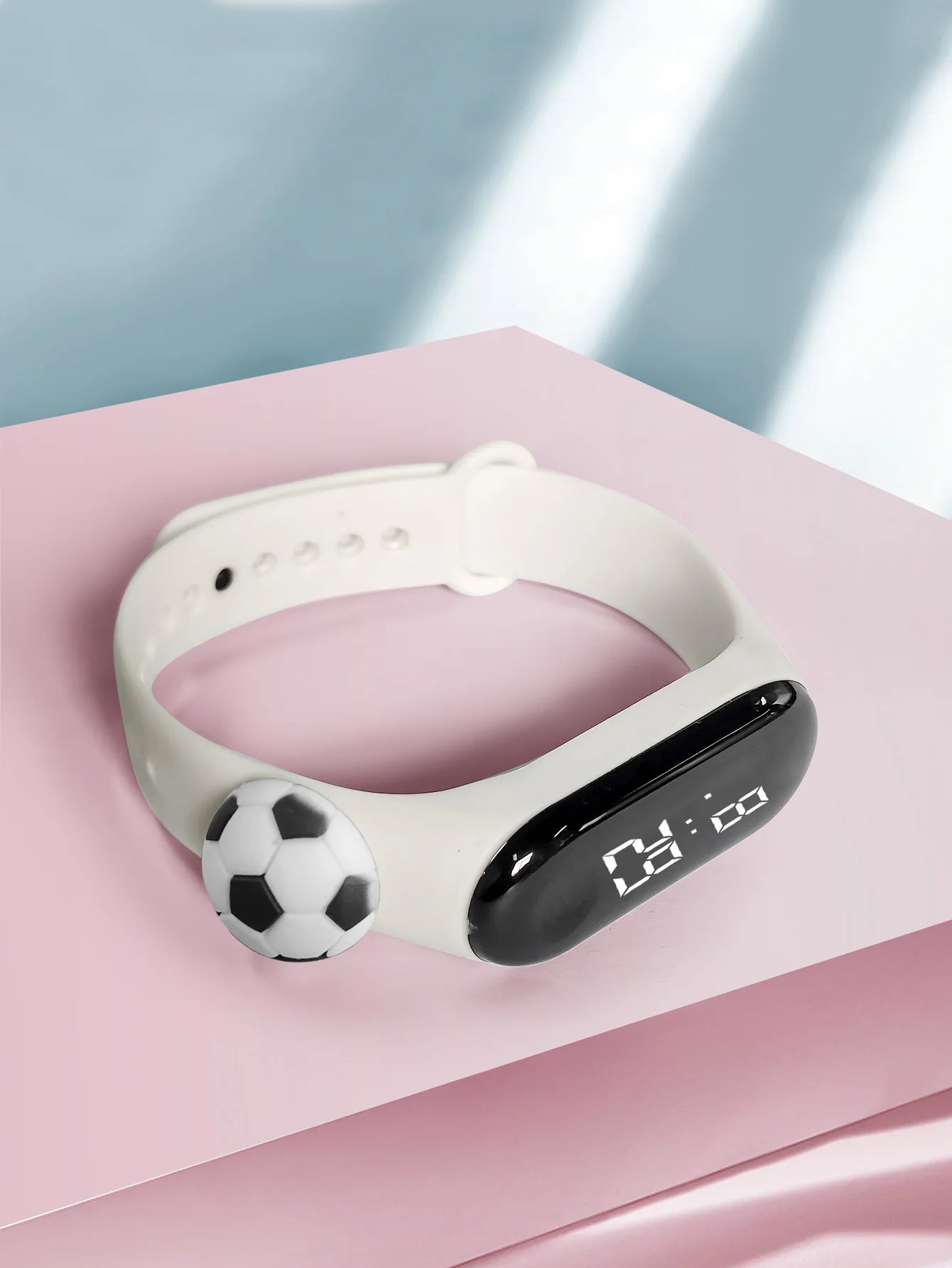 New Children's Outdoor Sports Watch Bracelet Simple Cartoon Football Student Electronic Watch Children's Festival Gift