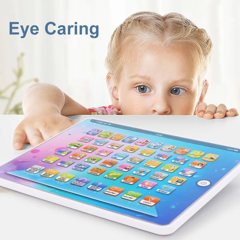 Kids Learning Pad/Tablet Interactive Toddler Toys with Words Numbers Alphabets Music Electronic Educational Toy for Preschool