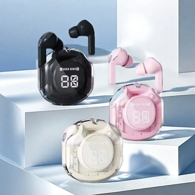 Wireless Bluetooth Headset Wireless Bluetooth Headphones LED Power Digital Display Stereo Wireless Earphones for smartphones