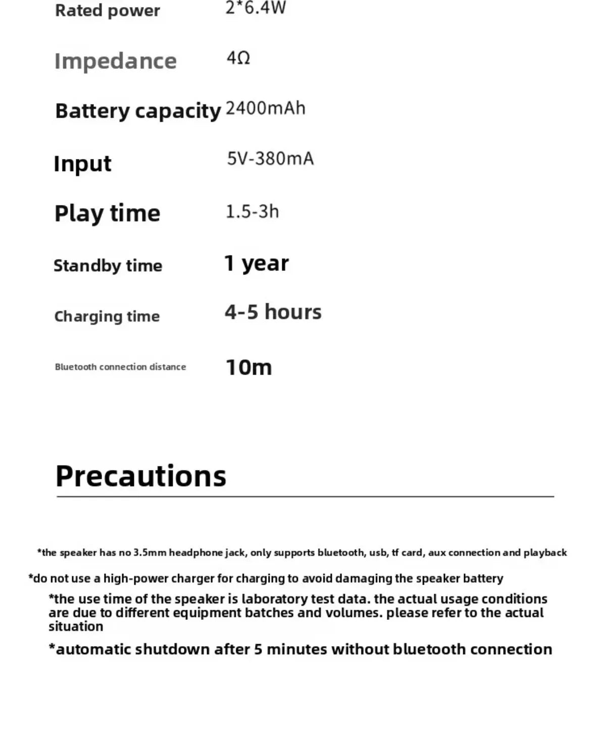 30W Bluetooth Speaker with Breathing Lamp Supports 2Pcs Tandem Portable Subwoofer Spatial Sound Effects 2400mAh Large Battery