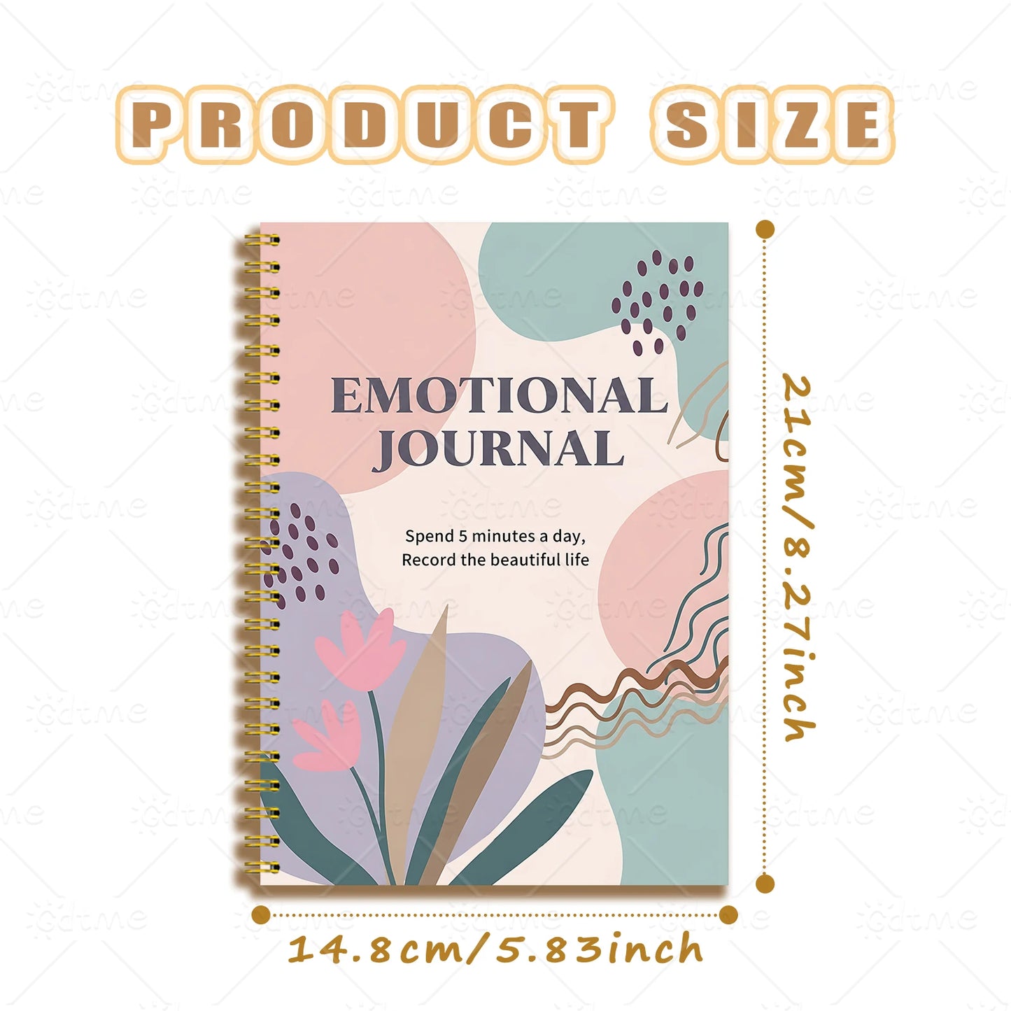 EMOTIONAL JOURNAL --Adult Mental Health Planner,Wellness Workbook,Therapy Worksheet,Anxiety Management,Self Care Tracker