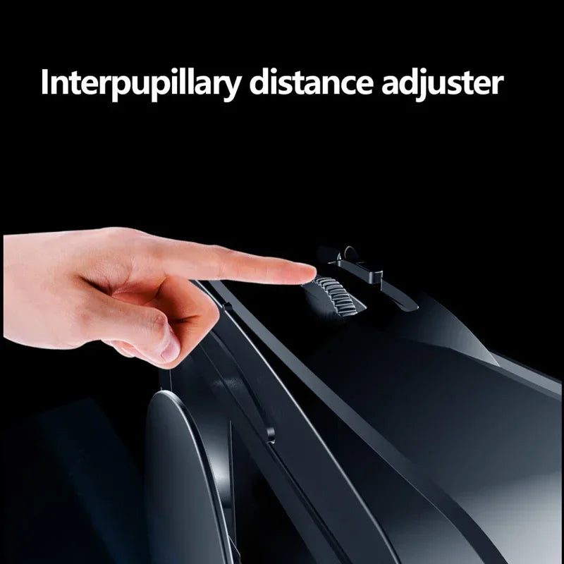 3D VR Headset Smart Virtual Reality AR Glasses Helmet For Smartphones Phone 7 Inches Lenses with Controllers Headphones 2025