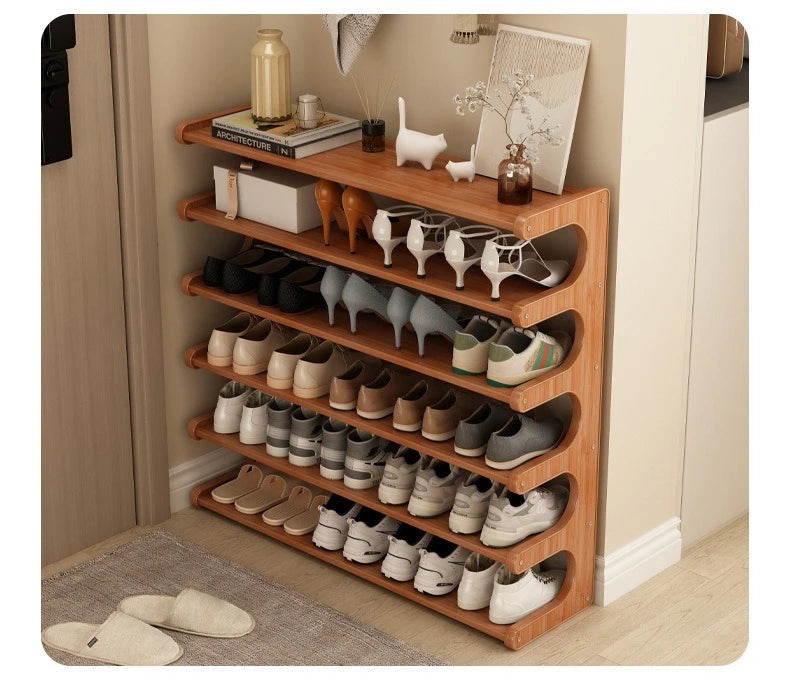 Shoe rack Dormitory Home Multi story Small Narrow Rental Room Dustproof Simple Rack Storage Dormitory Storage Rack Space Shoe Ca