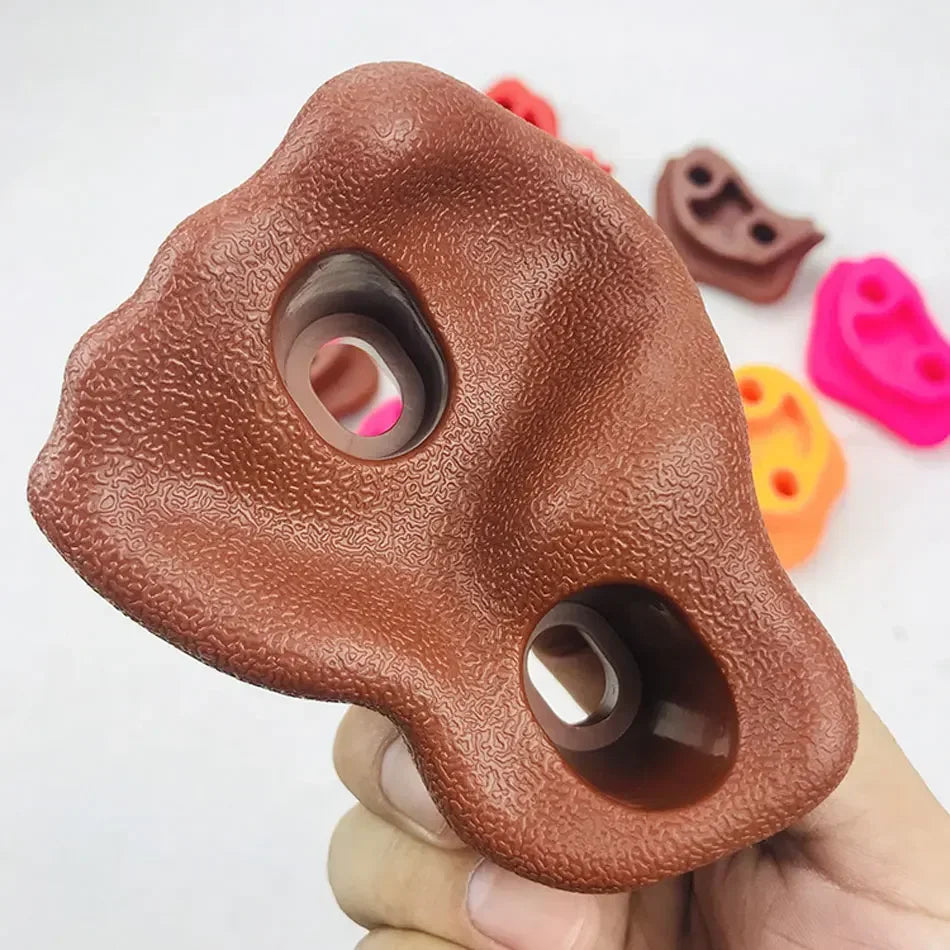 Toys For Children Kids Rock Climbing Wall Holds Games Children Wood Wall Climbing Stones Toys Child Playground Outdoor Playset