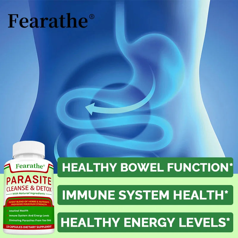 Parasite Cleanse - Bowel Cleansing Supplement, Digestive Health, Immune Health, Parasite Removal, Natural Gut Health