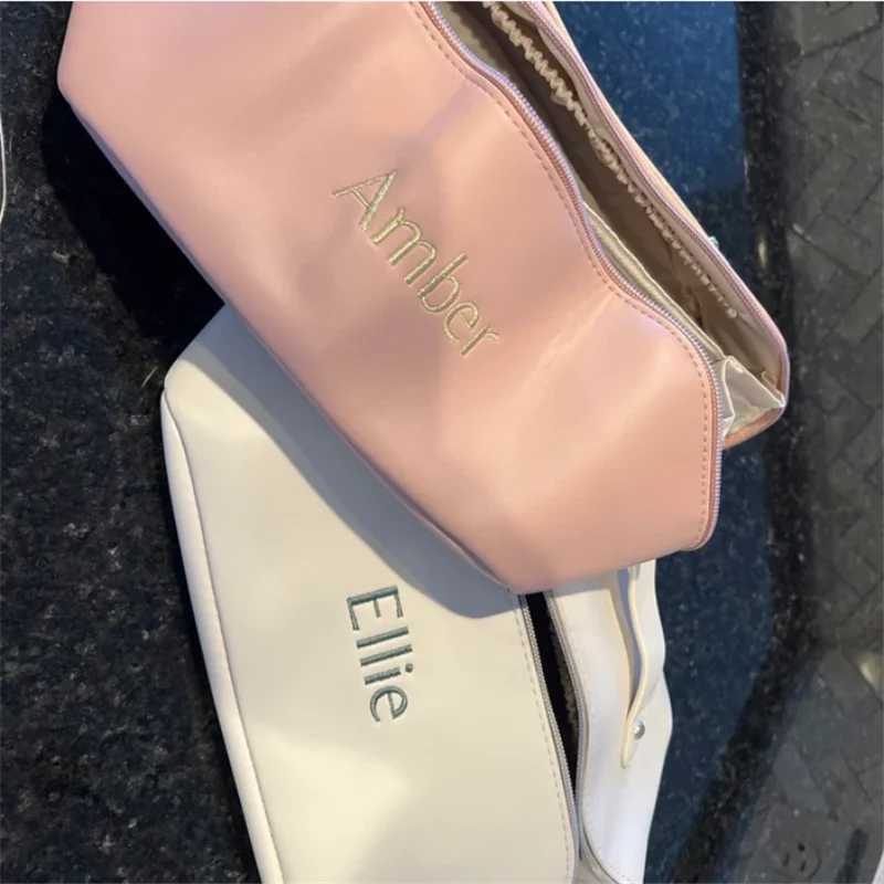 حقيبة مكياج مخصصة حقيبة مستحضرات تجميل شخصية لها هدية عيد الحب الفريدة هدايا وصيفات العروس هدية عيد الميلاد حقيبة مكياج للسفر