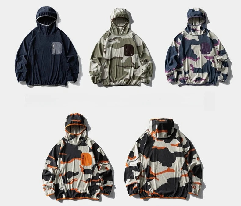 Outdoor Sports Lightweight Quick-Dry Hooded Fleece Training Top Unisex Design with Multiple Color Options Outdoor Camping Hoodie