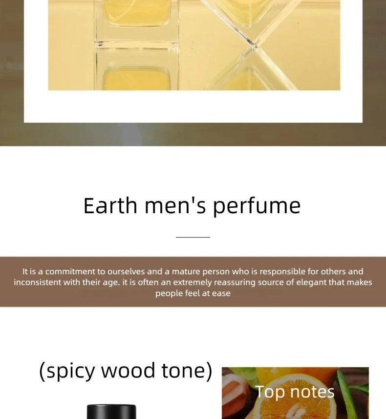 Pheromones Perfume For Men  Earth Fresh Long Lasting Fragrance High End Woody Aromatic Cologne Spray Natural Scent Parfume SwiftNest