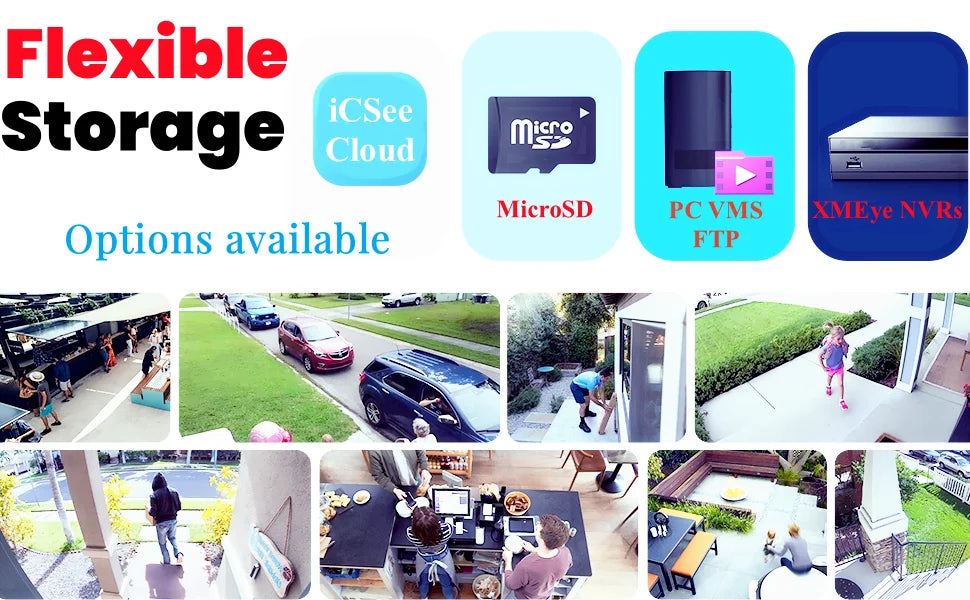 4MP 2MP IP Security Camera Wifi Outdoor Surveillance Home Protection CCTV Bullet Wireless Camara Video indoor Wi-Fi XM ICSee Cam