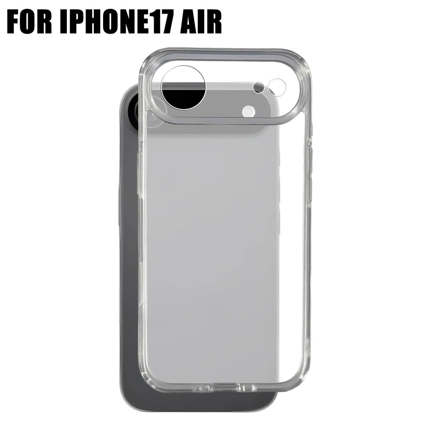 Transparent Phone Case High Definition Shockproof Corner Protection Phone Covers for IPhone 17 ProMax/17 Air/17 Pro/17