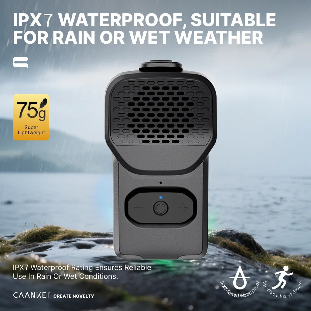 Bluetooth Wireless Wearable Speakers Waterproof IPX7 Outdoor Sports Speaker Mini Sound Microphone Built-in Mic Call Sound Box