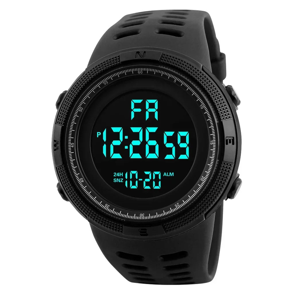 Sports Watch for Men Kid Student Teen Large dial Outdoor Sport Men Watch Multifunction digital Wristwatch Waterproof Alarm Clock