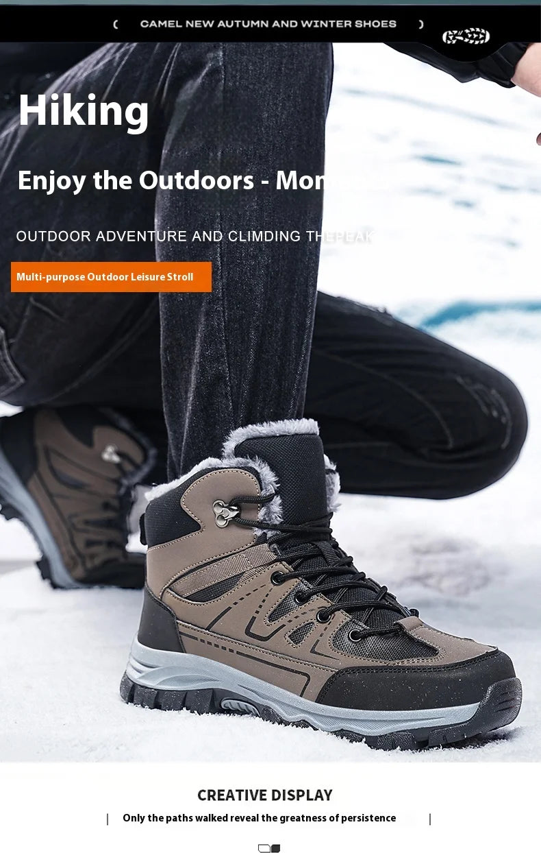 Autumn And Winter Outdoor Travel Camping Hiking Shoes Leisure Activities Warm And Comfortable Sports Shoes 39-47