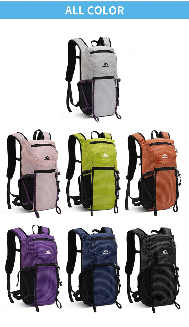 Outdoor Cycling Mountaineering Sports Hiking Backpack Men Women Large Camping Trekking Rucksack Running Climbing   Training Bags