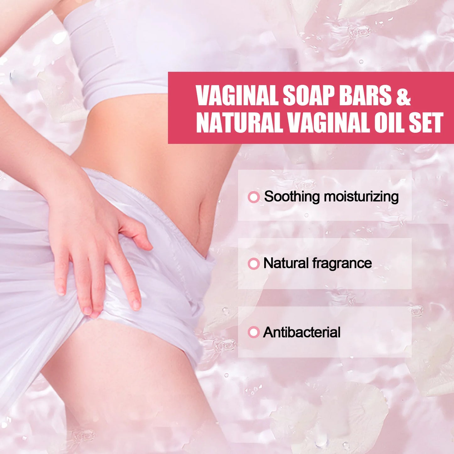 Women Private Parts Care Set Keep Brightening Improve Odor Reduce Dark Stress Release Body Deodorant Soap Vaginal Tightening Gel