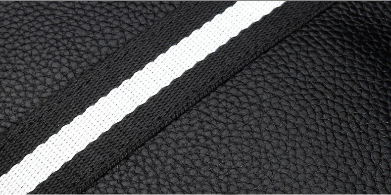 حقيبة يد أصلية من SENOFAN للرجال مخططة من جلد البقر الطبيعي، حقيبة يد رجالية، محفظة بتصميم مظروف، إصدار كوري رائع