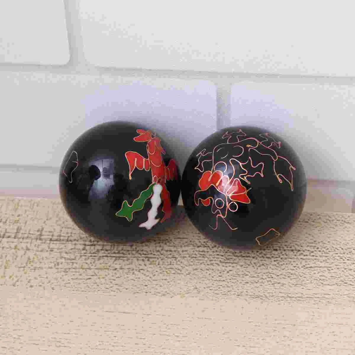 كرات باودينغ لتمرين اليد، كرات صحية صينية، كرة تدليك، أداة علاج لتخفيف التوتر، أدوات صحية، تخفيف آلام التهاب المفاصل