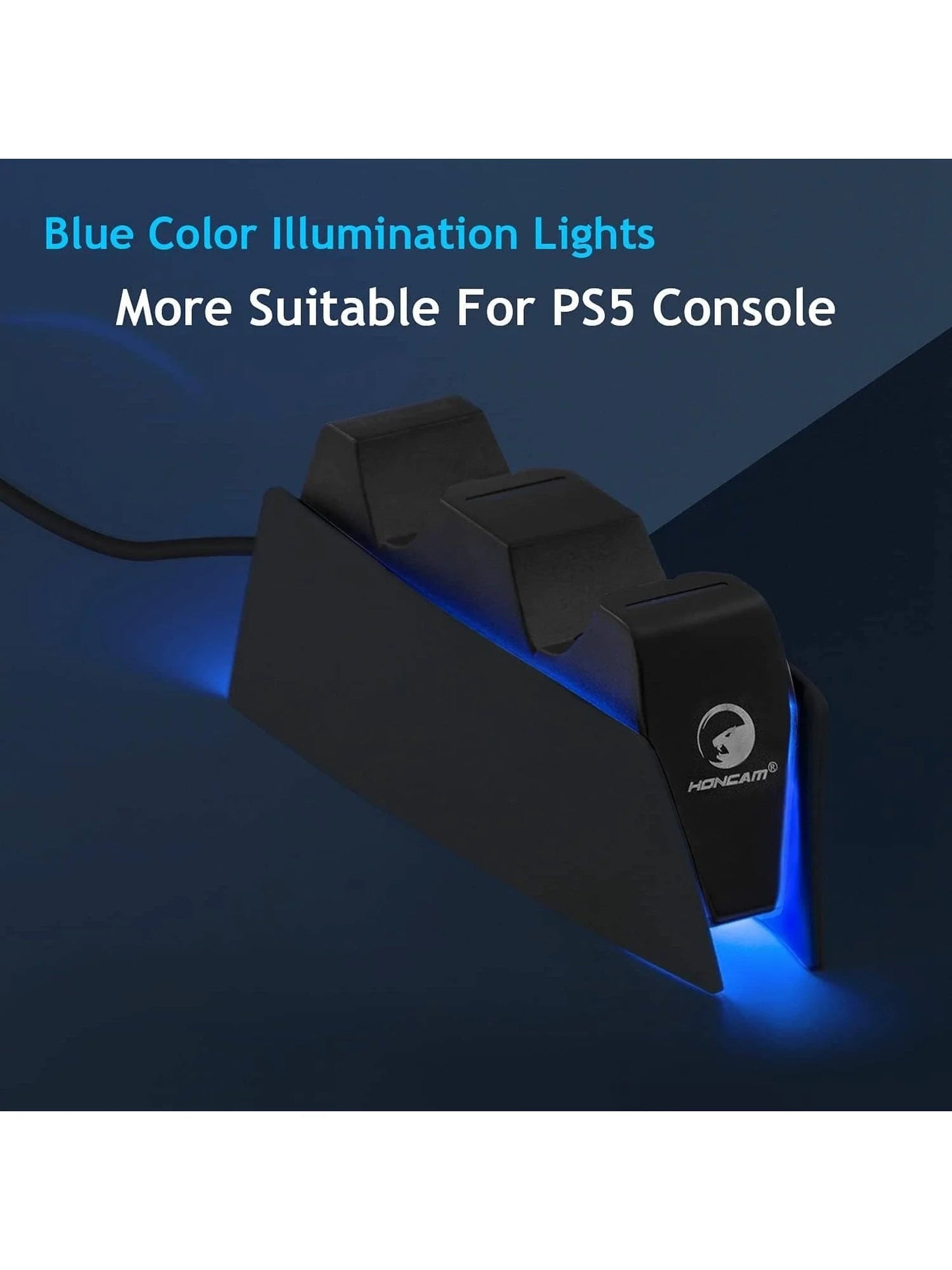 Game Wireless Charging Station for PS5 with Dual Fast Charger Dock and LED Charging Indicators SwiftNest