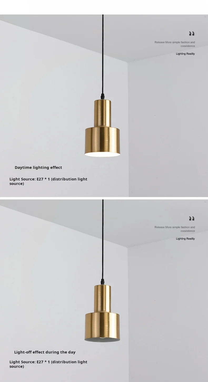 ثريا بجانب السرير بسيطة وحديثة لغرفة النوم وغرفة المعيشة وخلفية الجدار الخفيفة غرفة الطعام الإبداعية ثريا برأس واحد