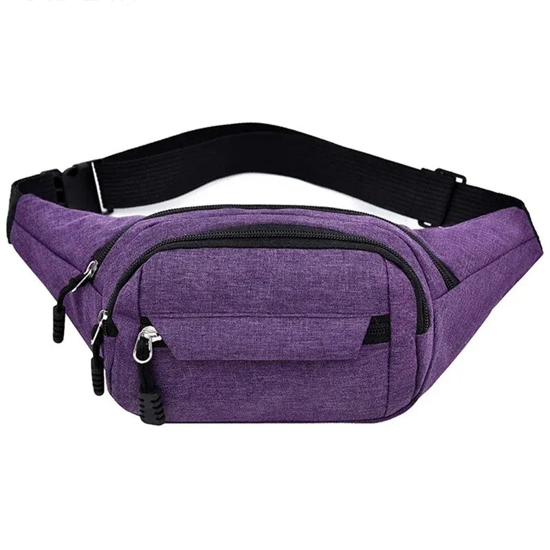 2025 Unisex Sports Fanny Pack - Fashion Canvas Waist/Shoulder Bag for Men & Women, Phone Purse with Casual Crossbody Design