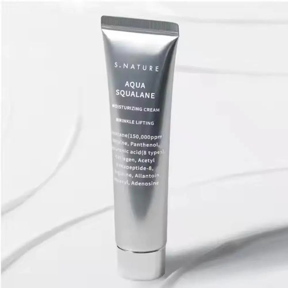 1PCS Squalane Facial Cream 80g Nourishing Formula Enhances Skin Protection Refreshing Non Sticky Long Lasting Hydration Skincare