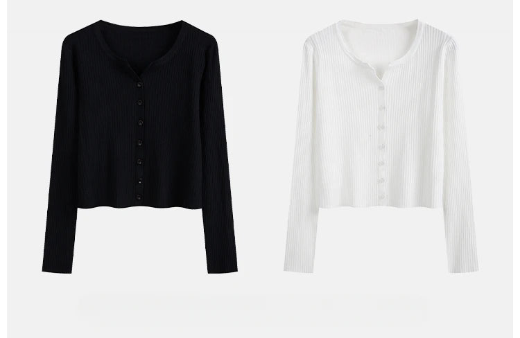 2025 Fashion Women Sweater Female Cardigan Thin Outerwear Short Short Design Sweater Long-sleeve Small Cape Blusa Feminina