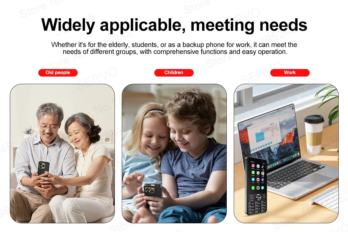 2025 New 4G Network Android Smart Phone 3.5" Screen 2 SIM Dual Camera Android 8.1 2+16GB WIFI GPS Play Store Mobile Phone Type-C