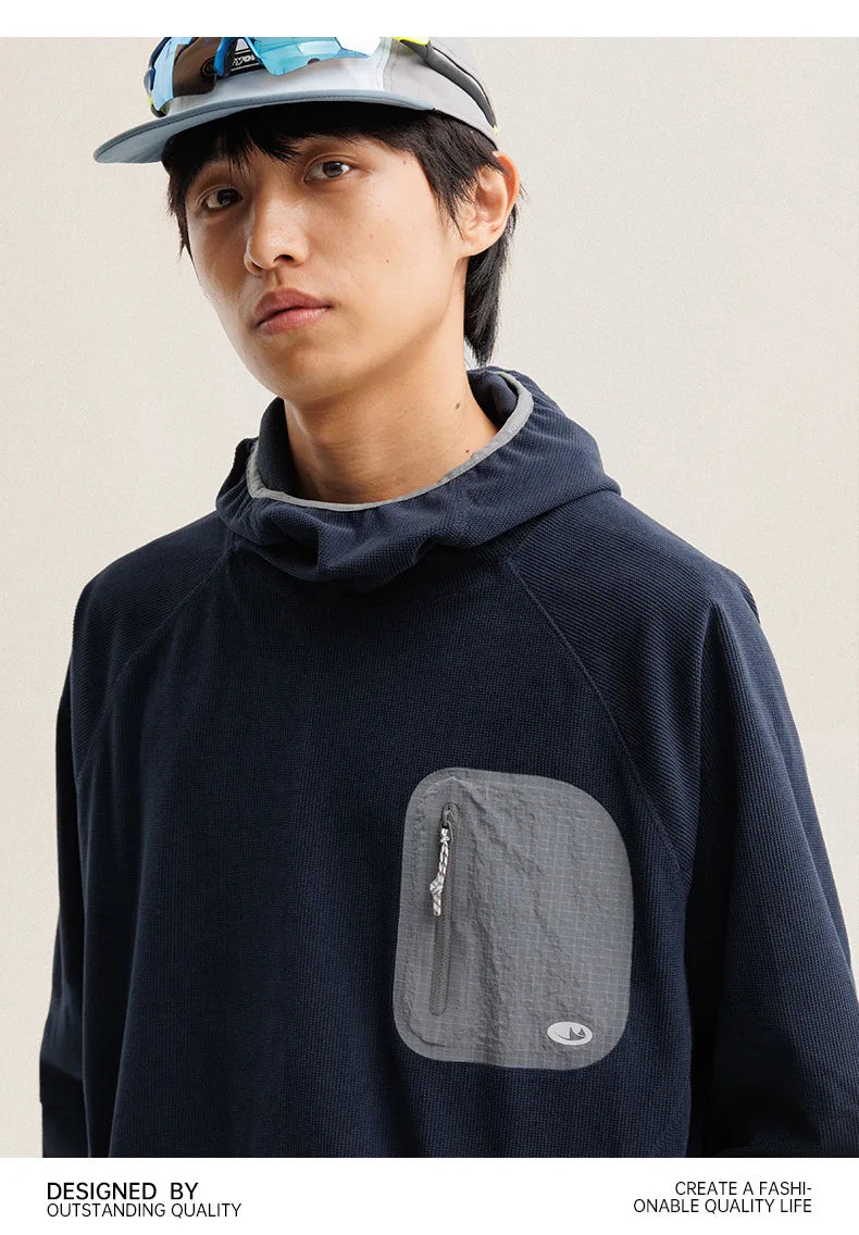 Outdoor Sports Lightweight Quick-Dry Hooded Fleece Training Top Unisex Design with Multiple Color Options Outdoor Camping Hoodie