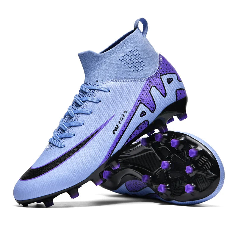 Indoor Competition Football Shoes Outdoor Grass Anti Slip Sports Shoes Light Breathable Casual Shoes Traning Sneakers Teenagers